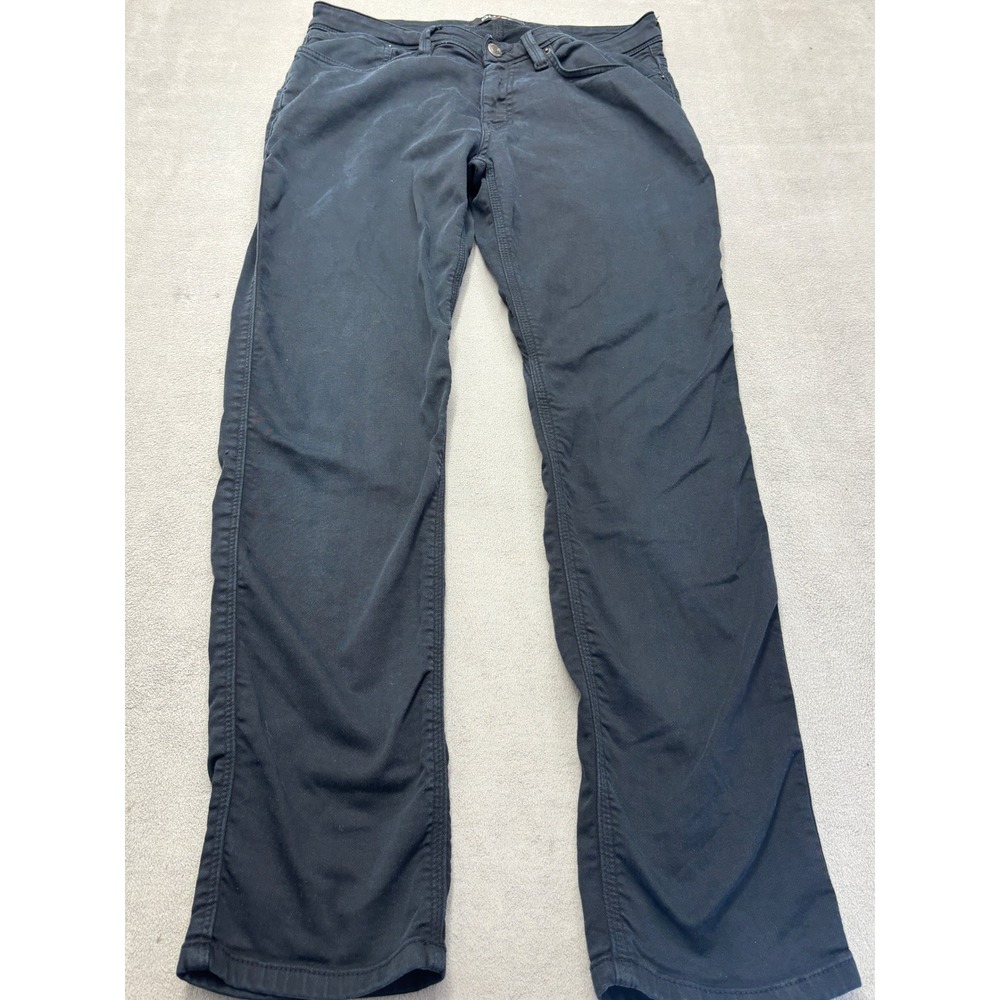 DU/ER Mens Performance Denim Slim Fit Pants Black 33x30 MFNS1001 Stretch Gusset